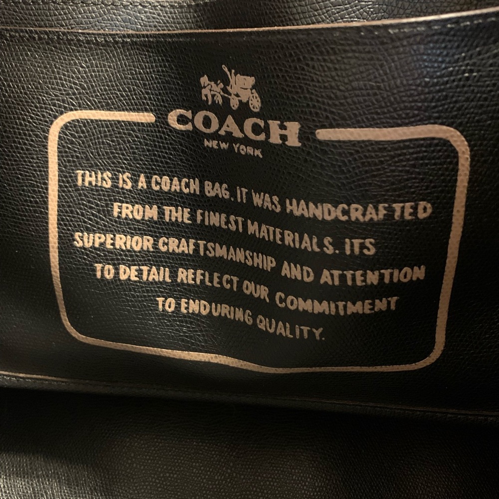 COACH hand bag like new with normal wear